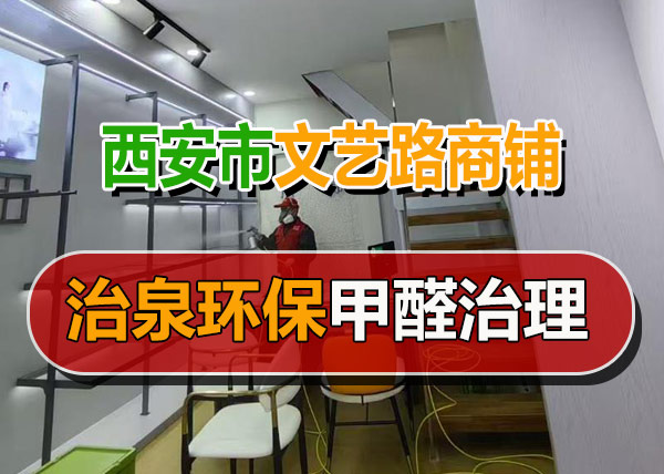 治泉环保西安商铺甲醛治理